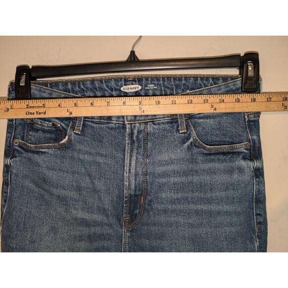 Old Navy Flare Extra High Rise Jeans Women's Size 12 TALL Not In STOCK (sorry) - Picture 7 of 14